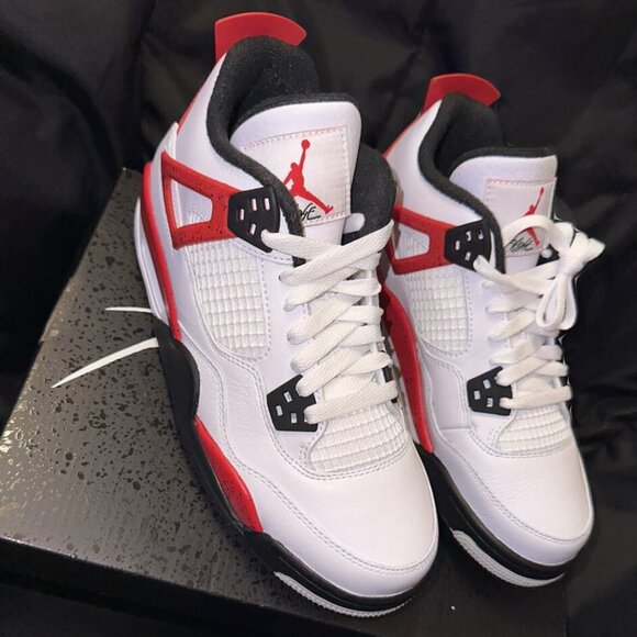 Jordan 4 Retro Red Cement GS
